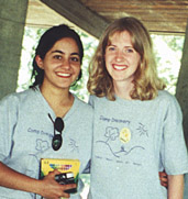 camp organizars Aarti and Debbie