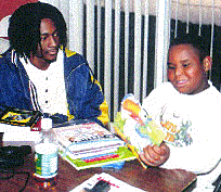 mentor and child
