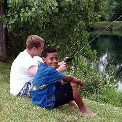 Kevin & Billy fishing