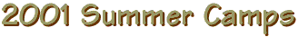 2001 Summer Camps